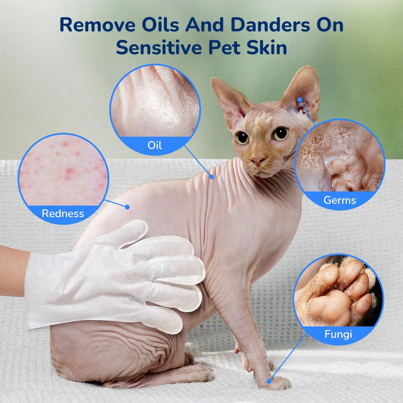 Pet Grooming Glove wipes