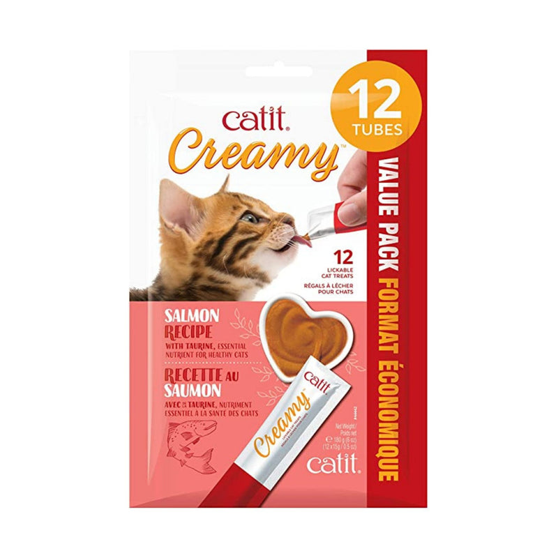 Catit Creamy Salmon y Camarones Snacks 40 gramos