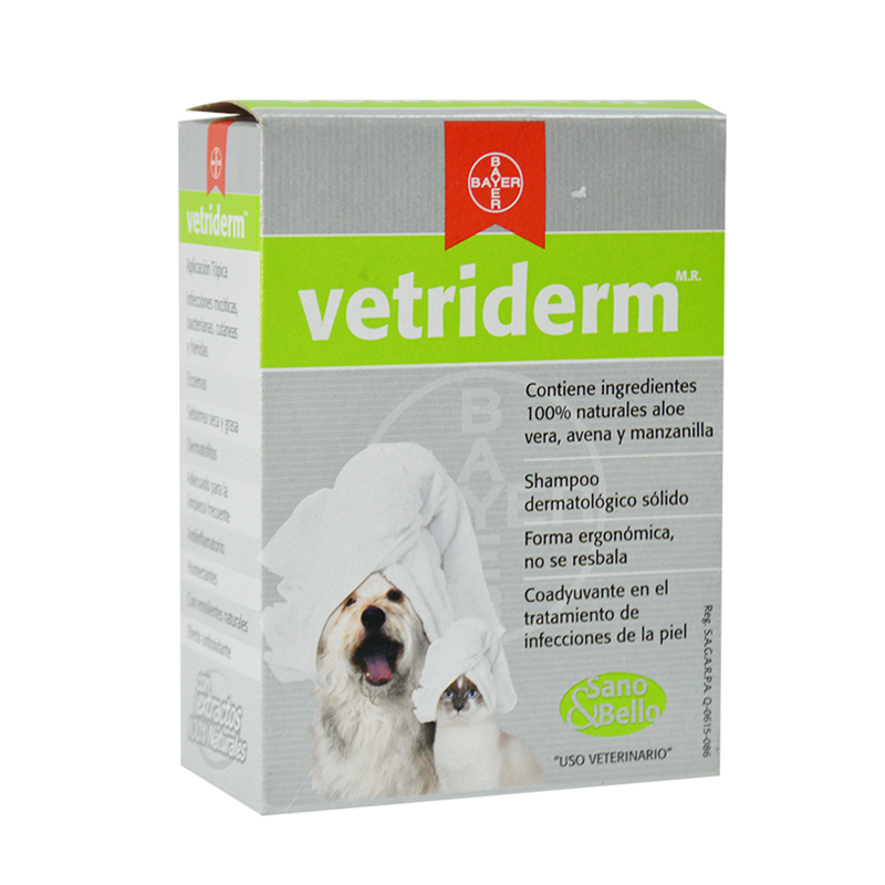 VETRIDERM SHAMPOO DERMATOLÓGICO SÓLIDO